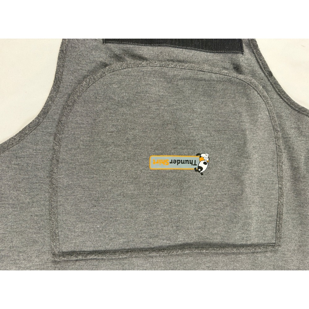 ThunderShirt Dog Anxiety Vest XL Heather Gray Adjustable Calming Wrap